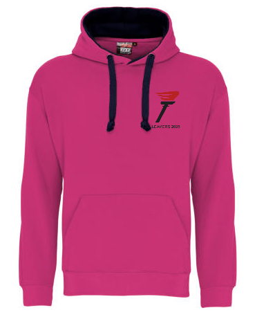 Copleston contrast colour leavers hoody