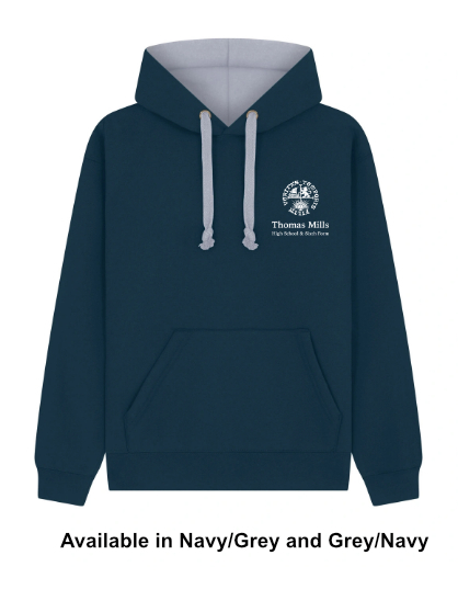 ECLIPSE contrast hoody.