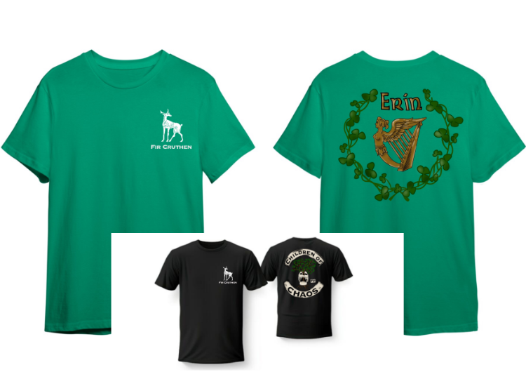 The Nations  T-shirts: Black or Green colour