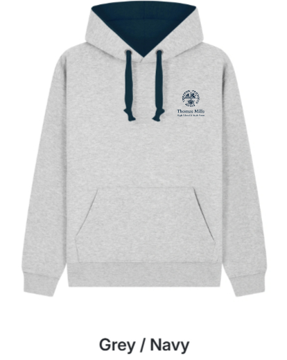 ECLIPSE contrast hoody.