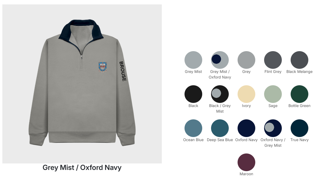 Woodbridge School Alpe  D'Huez 1/4 zip